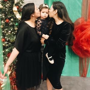 Velvet Long Sleeve Dress